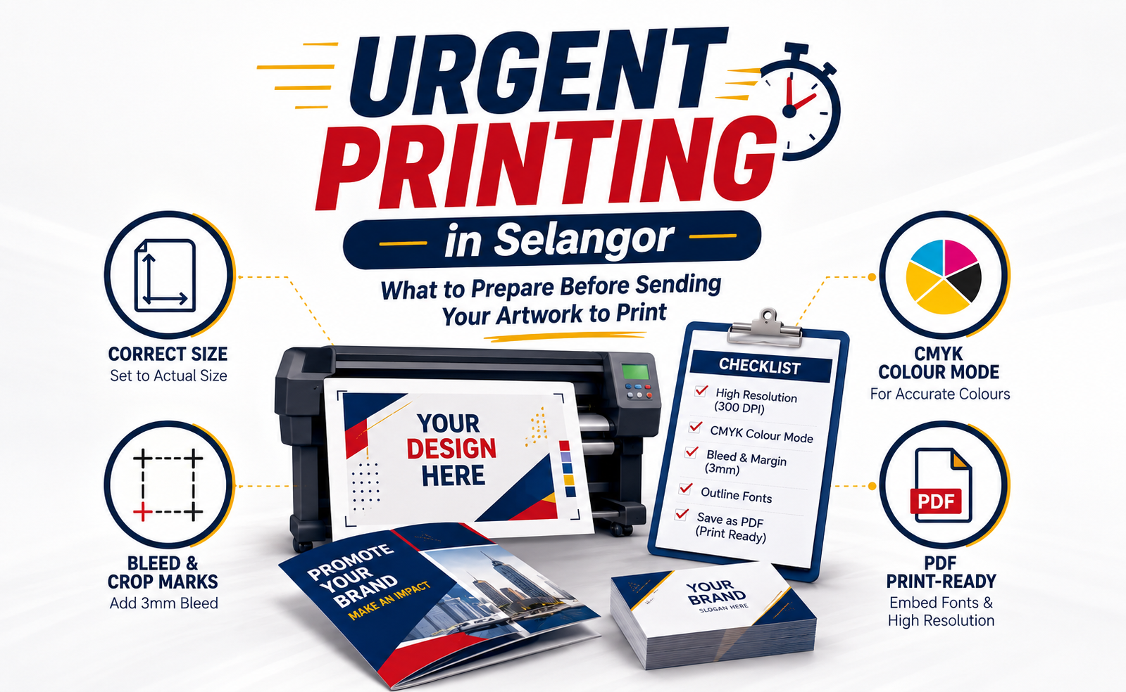 Urgent Printing in Selangor: What to Prepare Before Sending Your Artwork to Print