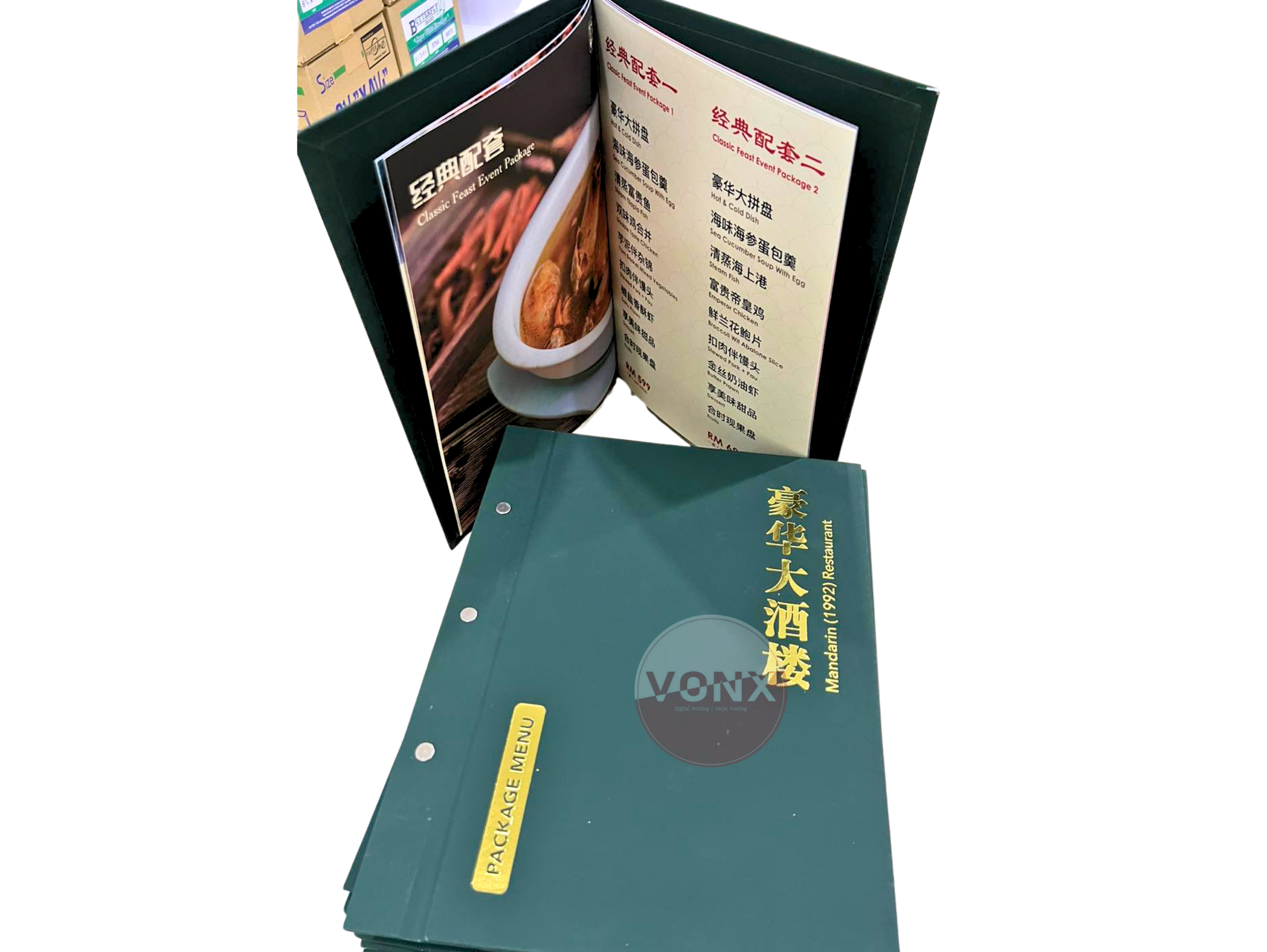 Menu & Bill Book 4
